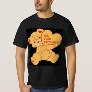 T-shirt Bubbly mignonne Ours couleur rouge