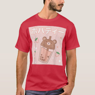 T-shirt Buble Lait Thé Boba Cute Bear Kawaii