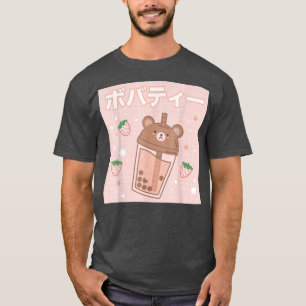 T-shirt Buble Lait Thé Boba Cute Bear Kawaii