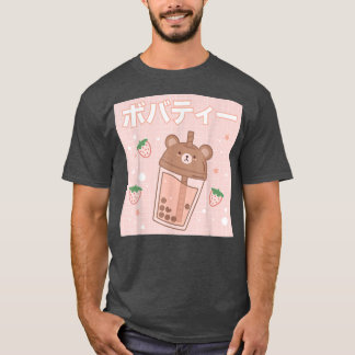 T-shirt Buble Lait Thé Boba Cute Bear Kawaii
