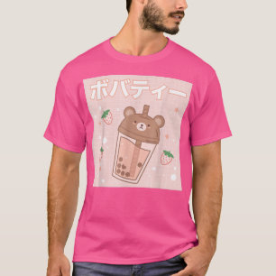 T-shirt Buble Lait Thé Boba Cute Bear Kawaii