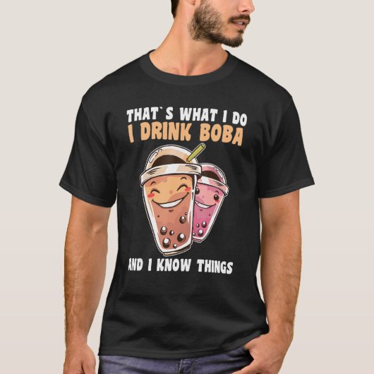 T-shirt Buble Tea Boba Tea 2 (Devant)