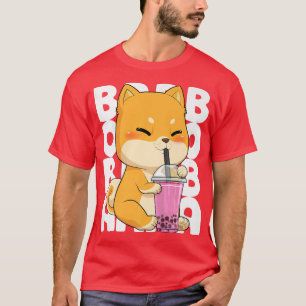T-shirt Buble Thé Shiba Inu Boba Kawaii Anime Japonais Do