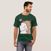 T-shirt Bubu Dudu Cute Couple Cartoon funny (Devant entier)