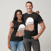 T-shirt Bubu Panda Et Dudu Bear Jouent Ensemble, Â  (Unisexe)