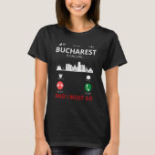 T-shirt Bucarest Appelle Roumanie Souvenir (Devant)