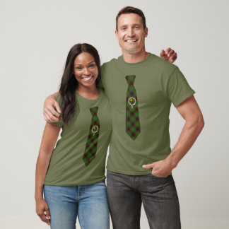 T-shirt Buchan Scottish Clan Badge & Tartan Cravate 