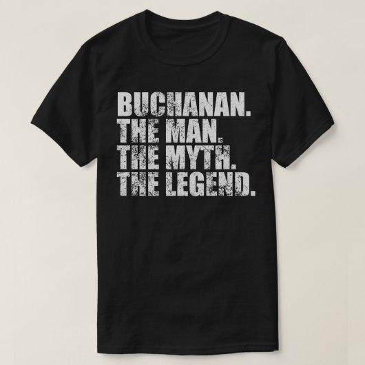 T-shirt Buchanan Buchanan Nom de famille Buchanan nom de f (Design devant)