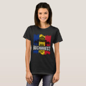 T-shirt Bucharest Bucuresti Romania National Pride Patriot (Devant entier)