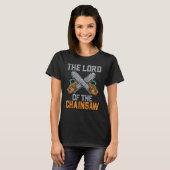 T-shirt Bûcheron rétro pour chirurgien forestier & arbor (Devant entier)