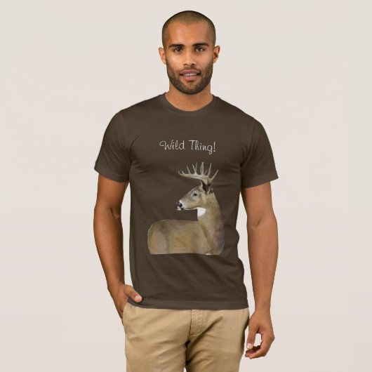 T-shirt Buck de queue blanche (Devant entier)