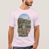 T-shirt Buck Mule Deer Wildlife Art (Devant)