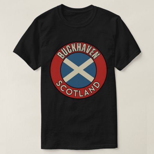 T-shirt Buckhaven, Écosse (Design devant)