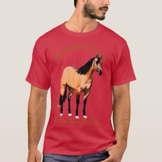 T-shirt Buckskin Dun Cheval Tout À Propos Du Dun