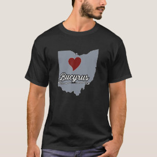 T-shirt Bucyrus Ohio OH City State USA mignon Souvenir
