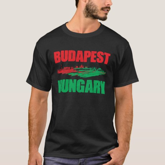 T-shirt Budapest Hungary Europe Travel (Devant)