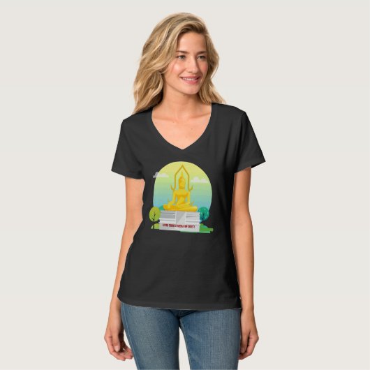 T-shirt Buddha Mindfulness Buddhist Gautama Buddhism Lovin (Devant entier)