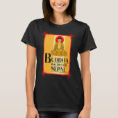 T-shirt Buddha Was Born In Nepal Nepali Nepalese (Devant)