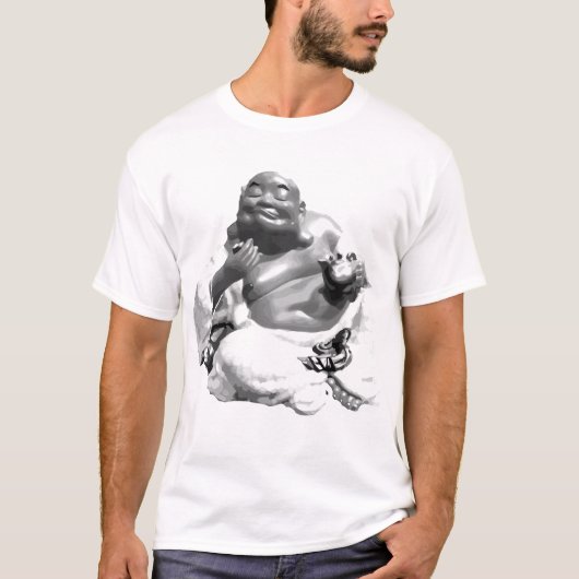 T-shirt buddhaT-Chemise heureuse (Devant)
