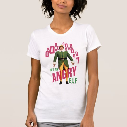 T-shirt Buddy l'Elfe | C'est un elfe en colère (Devant)