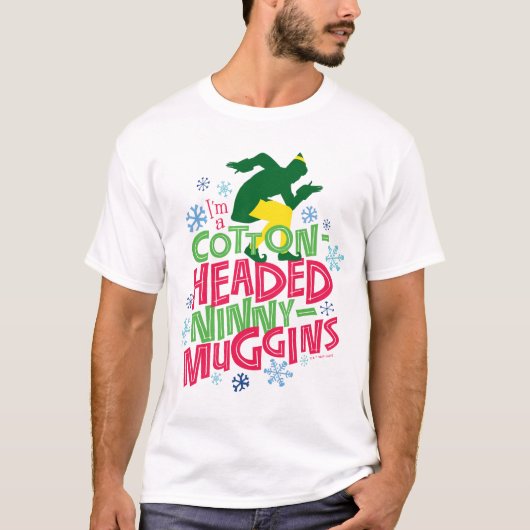 T-shirt Buddy l'Elfe | Ninny-muggins en coton (Devant)