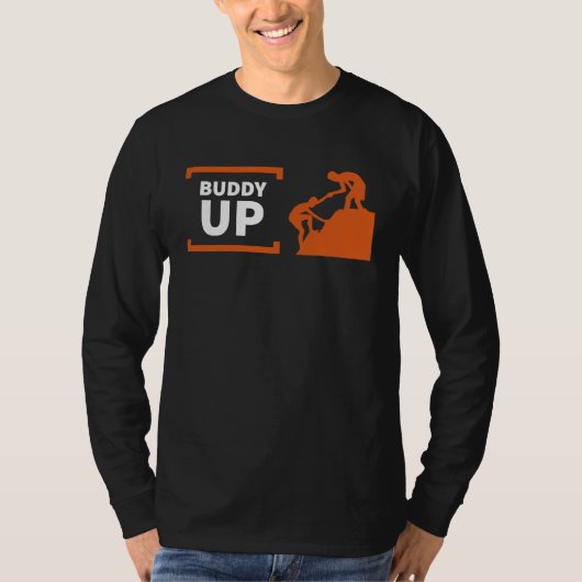 T-shirt Buddy Up Hiking Climbing (Devant)