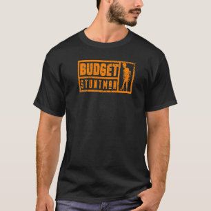 T-shirt Budget cool Stuntman Man Crutches Broken Ankle