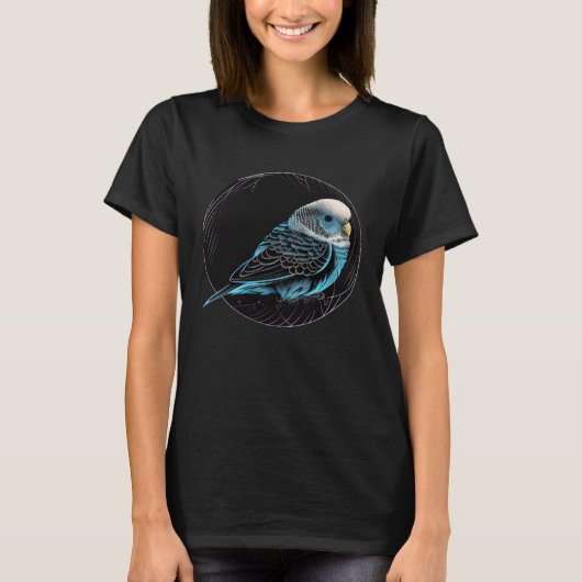 T-shirt Budgie Animal  Wildlife Budgies (Devant)