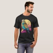 T-shirt Budgie Beach Budgerigar Parakeet Bird été (Devant entier)