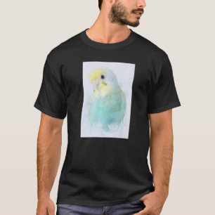 T-shirt Budgie Bird No 14 Illustration du portrait animal