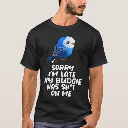 T-shirt Budgie Bird Parakeet For Budgerigar Owner (Devant)