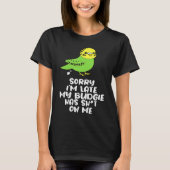 T-shirt Budgie Bird Parakeet For Budgerigar Owner 8 (Devant)