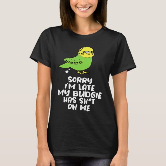 T-shirt Budgie Bird Parakeet Pour Propriétaire Budgerigar (Devant)