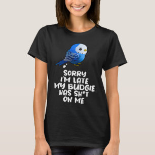 T-shirt Budgie Bird Parakeet Pour Propriétaire Budgerigar