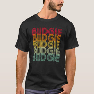T-shirt Budgie Bird Retro Vintage Budgie