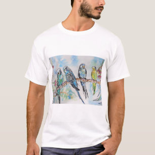 T-shirt Budgie Budgerigar Bird Bird Wildlife T Shirt
