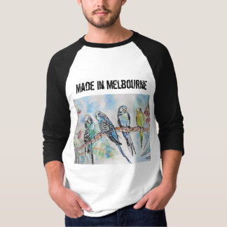 T-shirt Budgie Budgerigar Bird Made In Melbourne T Shirt