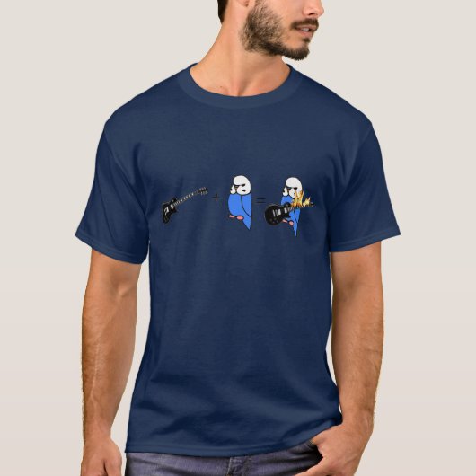 T-shirt Budgie fait des maths (Devant)