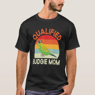 T-shirt Budgie Maman Budgie Parrot Parakeet Parrot Bird