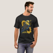 T-shirt Budgie Mom Budgerigar Sunflower Parakeet Bird Moth (Devant entier)