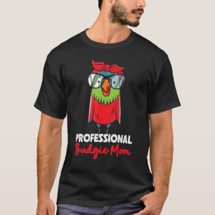 T-shirt Budgie Mom Colorful mignonne mème d'oiseaux Parrot