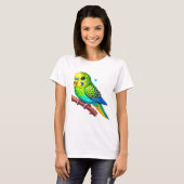 T-shirt Budgie Parakeet (Devant entier)