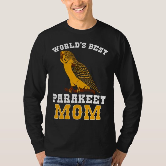 T-shirt Budgie Parakeet Mom Budgerigar (Devant)