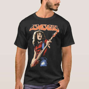 T-shirt BudgieBurke Shelley Guitare pour fond clair