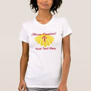 T-shirt Buen Camino, le chemin de Saint-Jacques