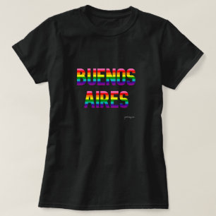 T-shirt Buenos Aires Pride T Shirt W.   drapeau arc-en-cie