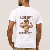 T-shirt Buff Burrito Drôle Conception de Gym (Dos)