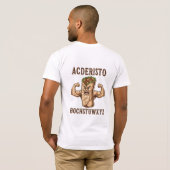 T-shirt Buff Burrito Drôle Conception de Gym (Dos entier)