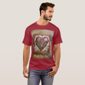 T-shirt Buff Red Heart Steampunk Series (Devant entier)