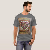 T-shirt Buff Red Heart Steampunk Series (Devant entier)